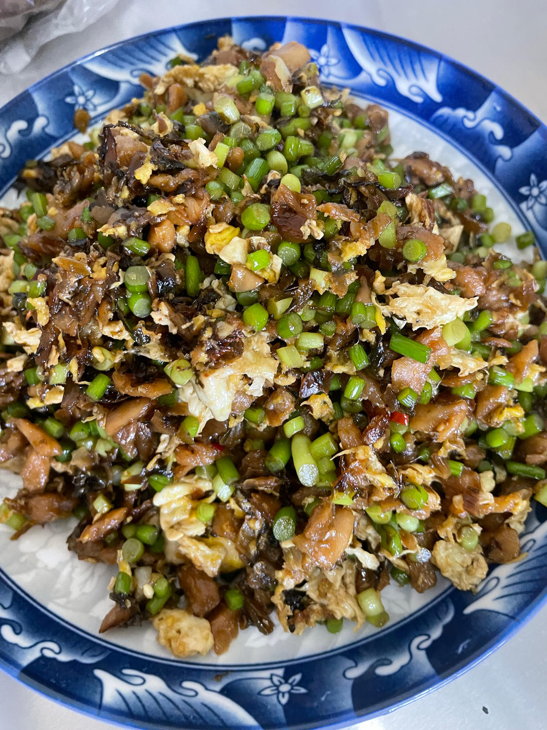 鸡蛋炒外婆菜(下饭菜)