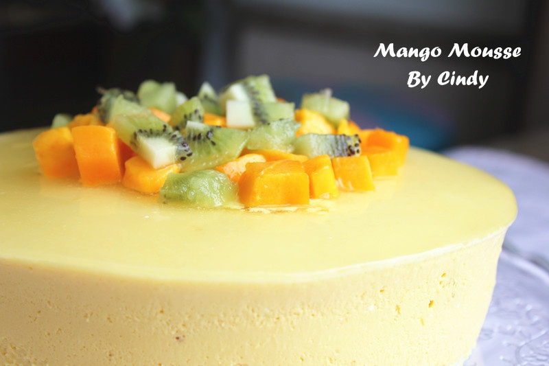 芒果可可慕斯蛋糕