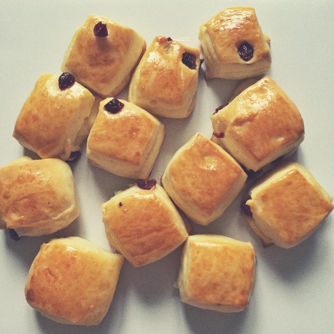 蔓越莓优格小面包块