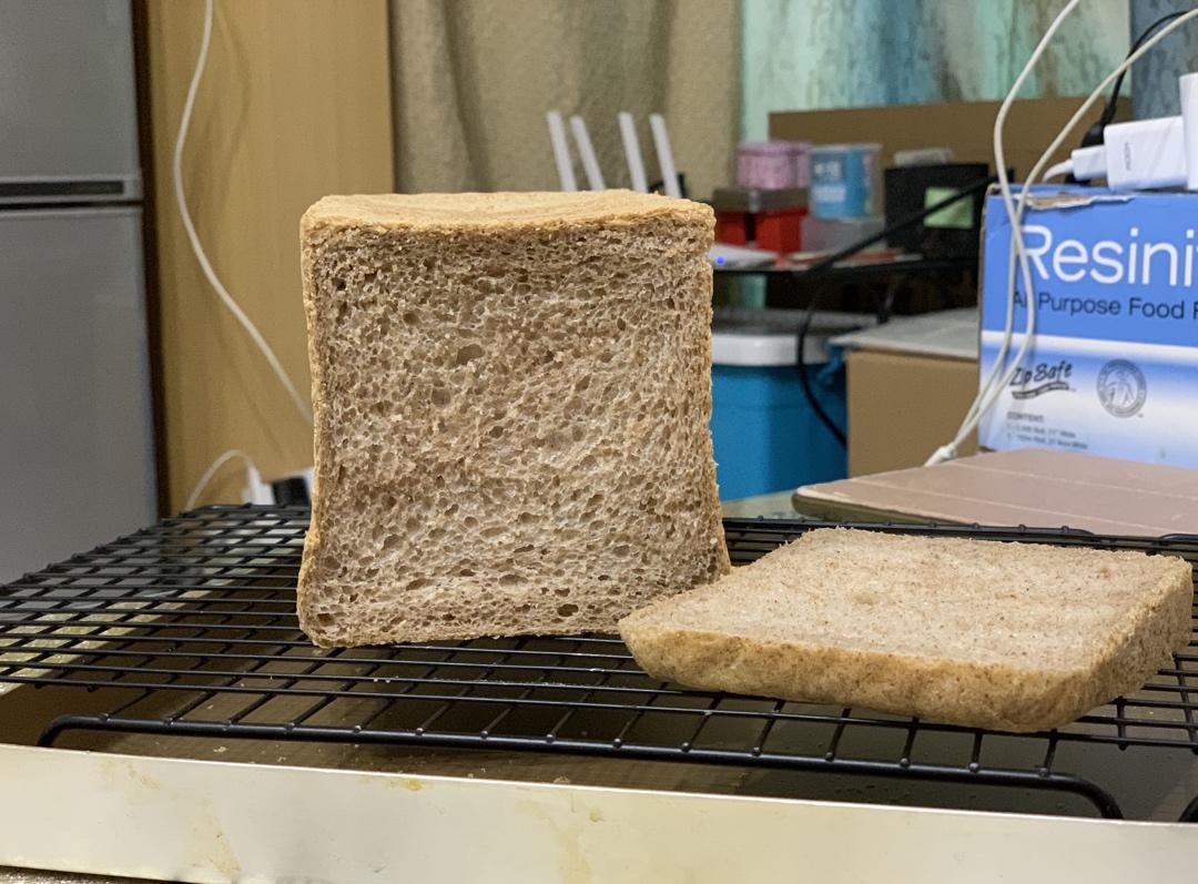 高水量低糖全麦吐司【汤种法】