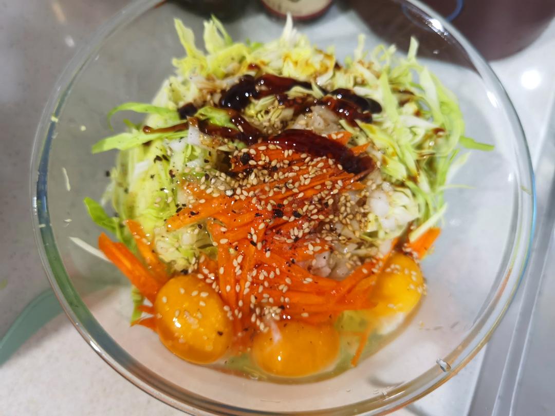 包菜蛋饼也太好吃了吧！！！吃撑才153大卡