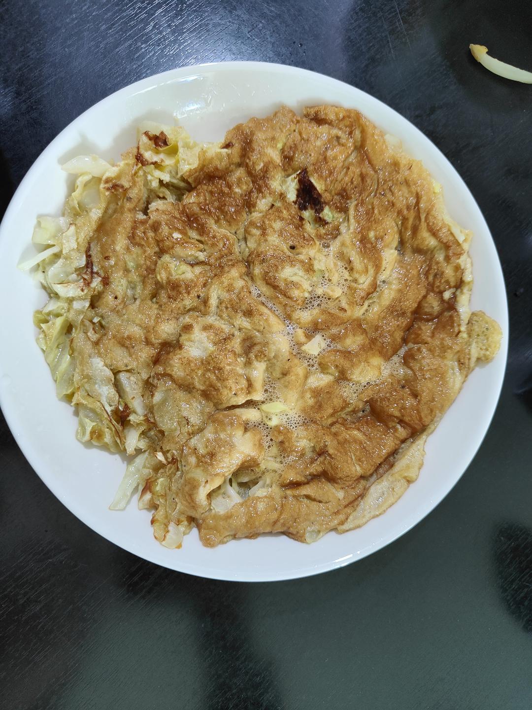 包菜蛋饼也太好吃了吧！！！吃撑才153大卡