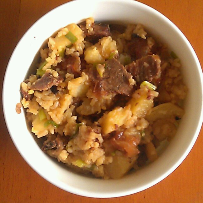 土豆牛肉焖饭