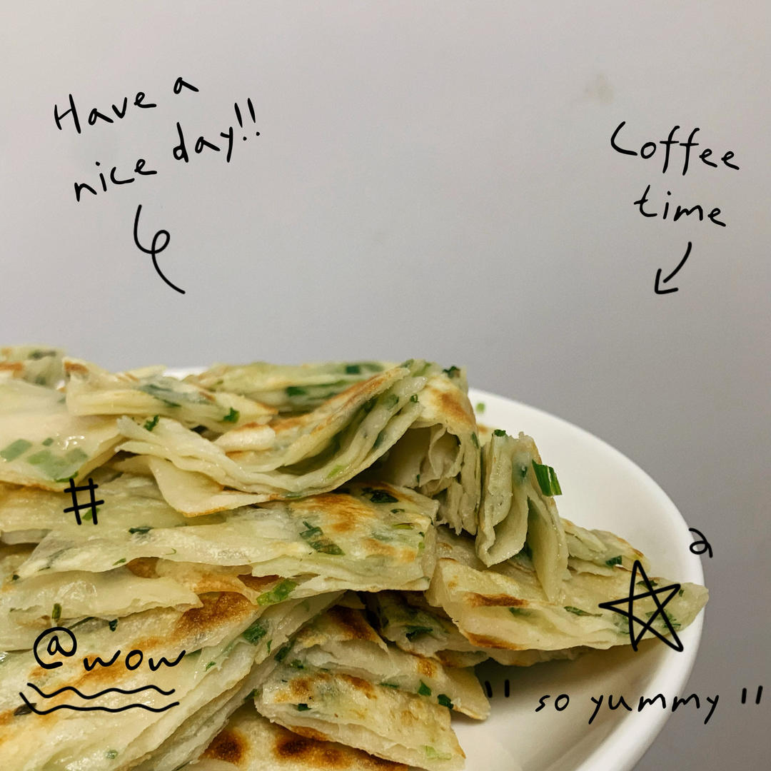 葱花油饼 Spring Onion Pancake