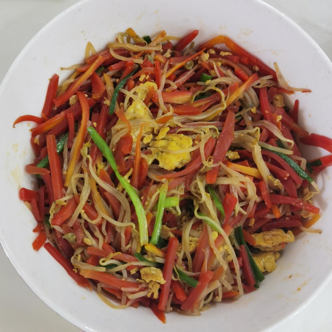 鲜香爽脆炒豆芽