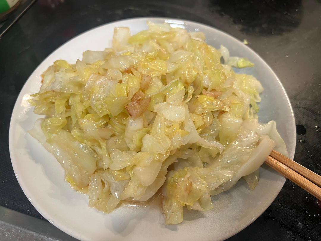 高丽菜这么炒特别好吃😋