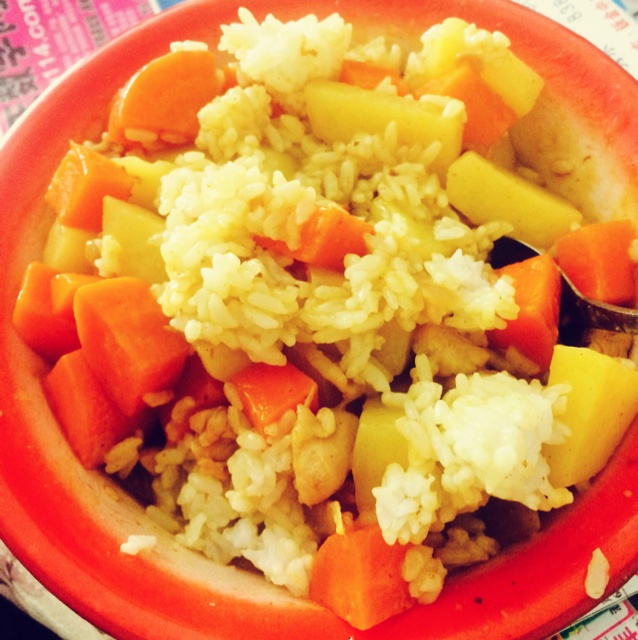 咖喱鸡肉饭