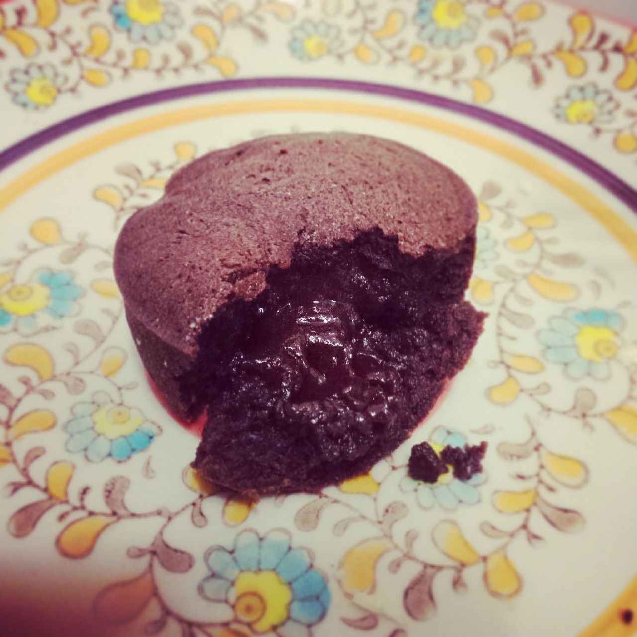 给妹子群的巧克力熔岩蛋糕
