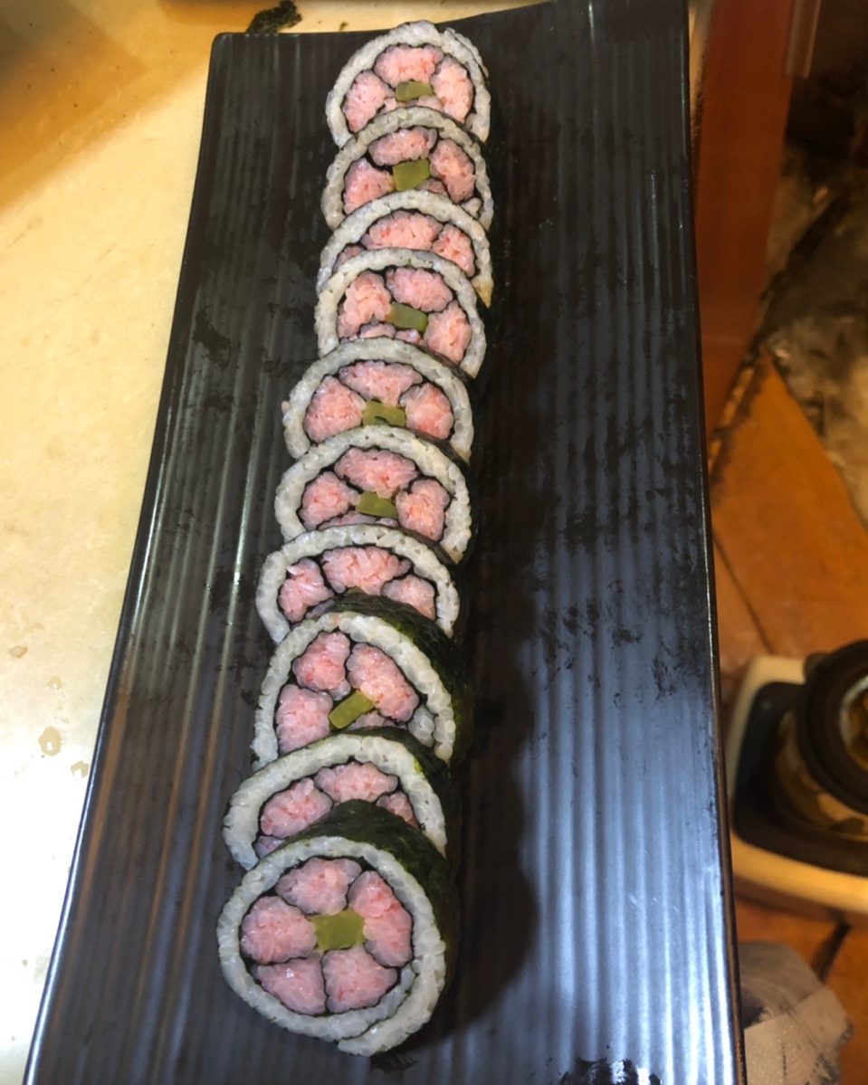 美腻的樱花寿司