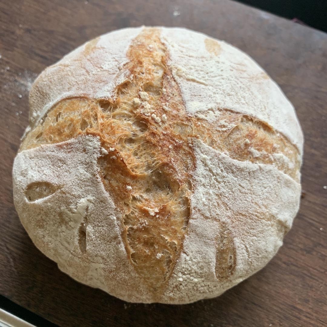 欧包，高含水，王后粉，石板，铸铁锅，迷你烤箱