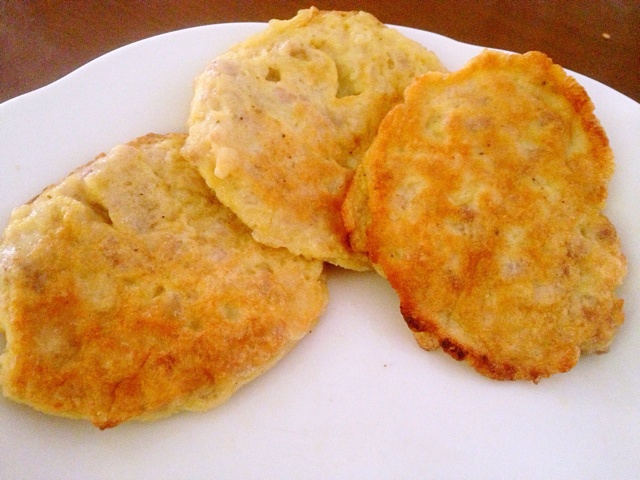 鸡蛋肉饼