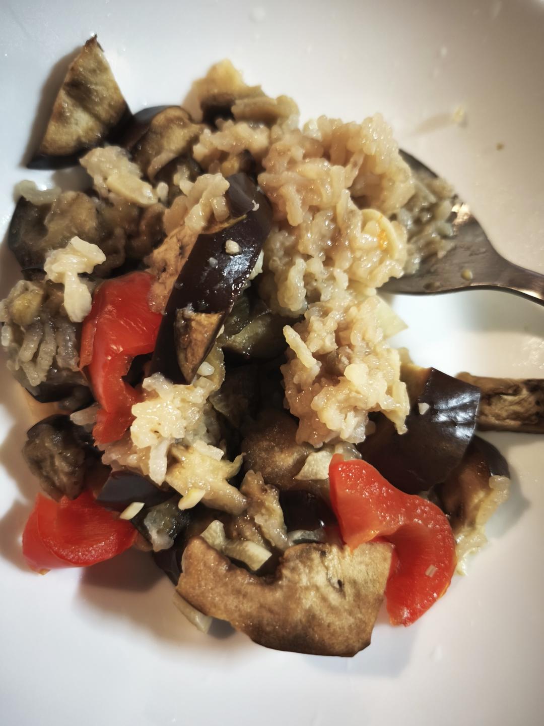 茄子焖饭（电饭锅简易版）