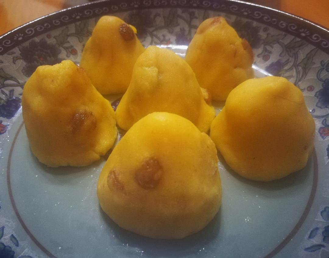 奶香糯米窝窝头