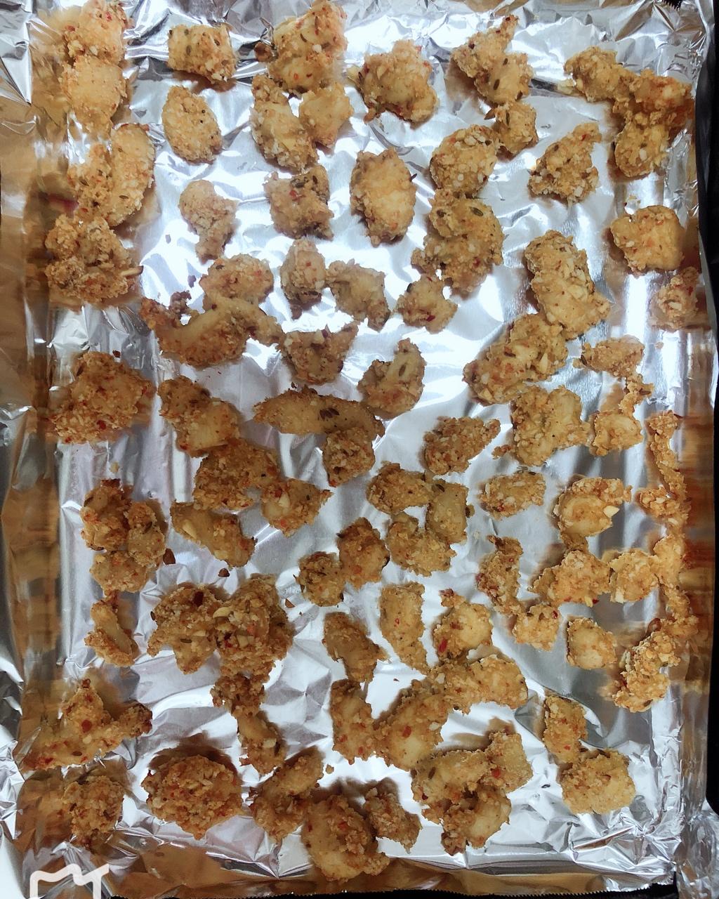 自制低热量鸡米花（烤箱版）