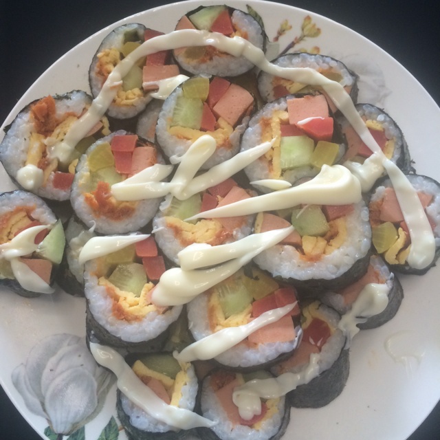 简单寿司/鸡蛋寿司/反转寿司/花样寿司/紫菜包饭