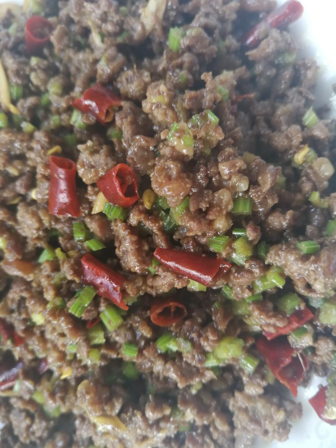 牛肉渣的做法