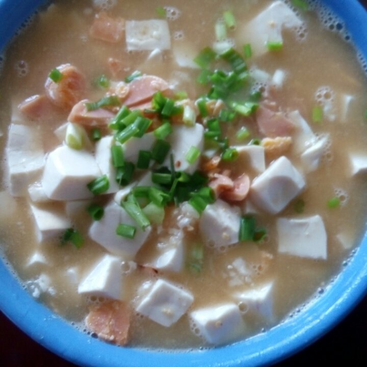 咸蛋烧豆腐～～孩子爱吃的下饭菜！