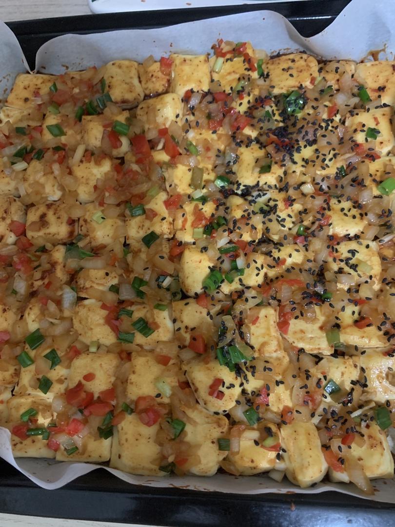 好吃赛过肉的烤包浆豆腐