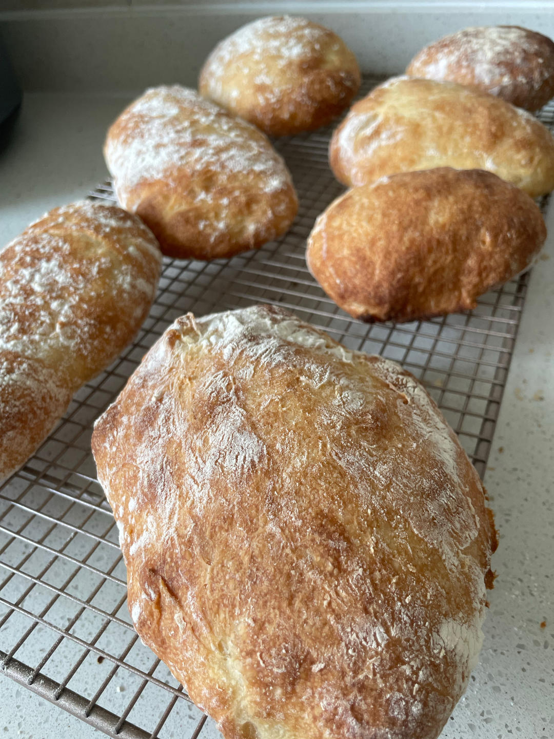 不用揉面的面包~意大利恰巴塔