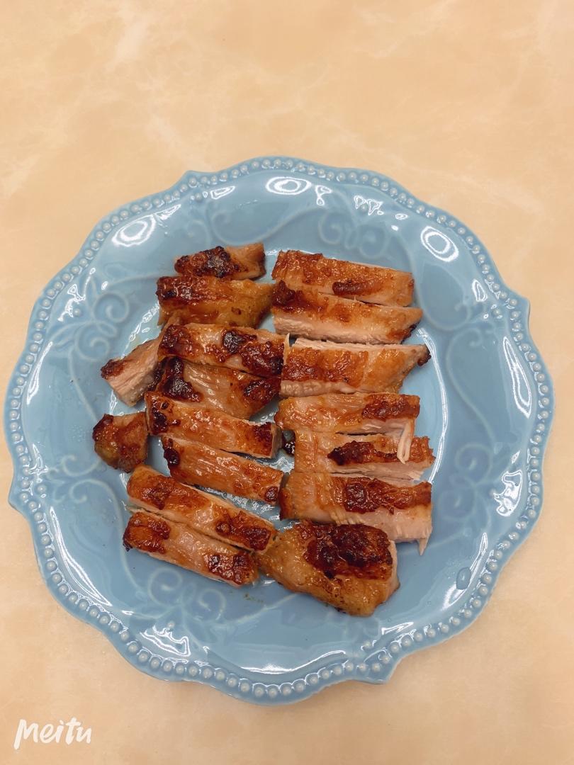 脆爽猪颈肉（不用烤炉版）