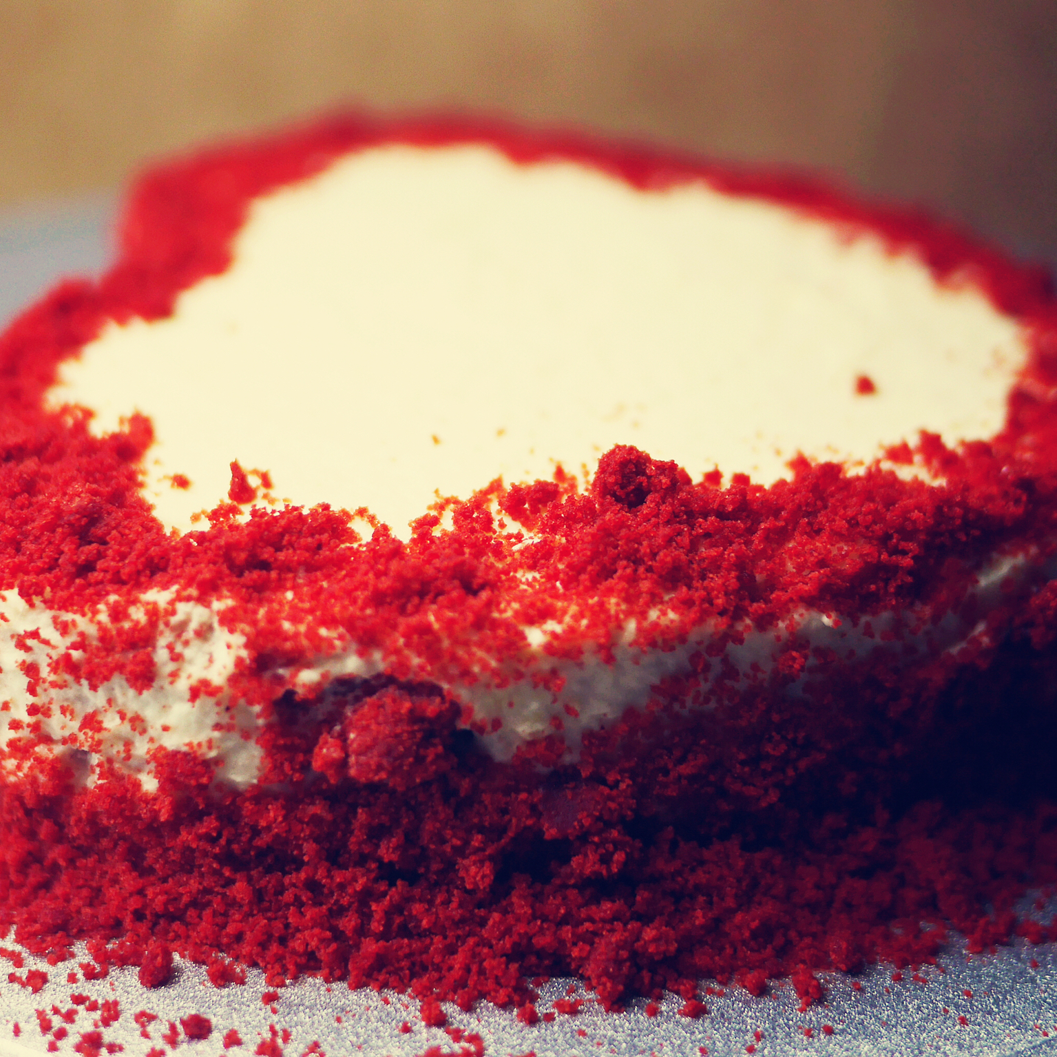 心形红丝绒蛋糕