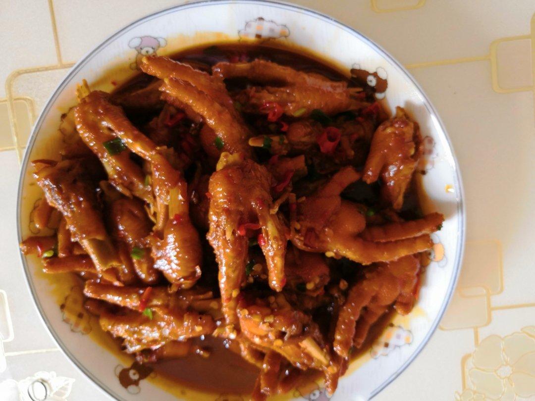 香辣烧鸡爪