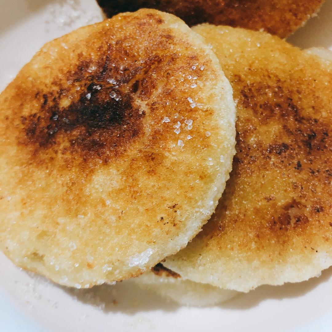 一颗柠檬酸钠盐做的用糯米粉做糍粑