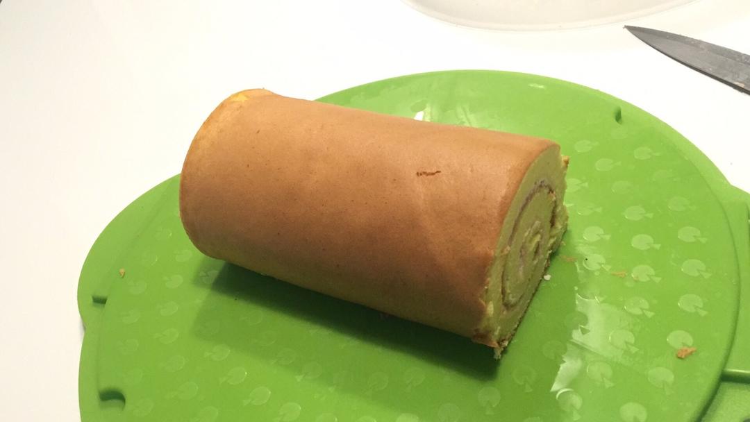 抹茶红豆蛋糕卷
