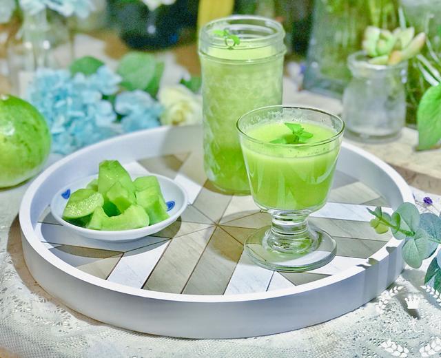 翠瓜雪梨汁(家庭版)的做法