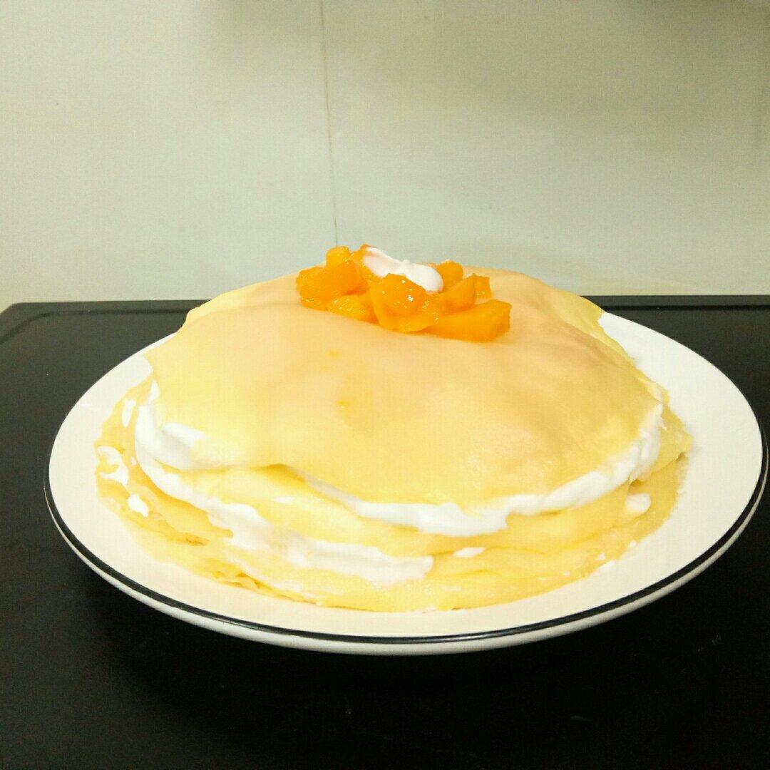 芒果千层蛋糕🍰（一看就会超详细超简单）