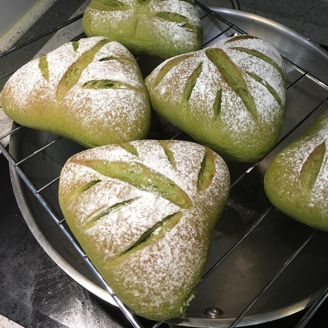 抹茶蜜豆乳酪软欧