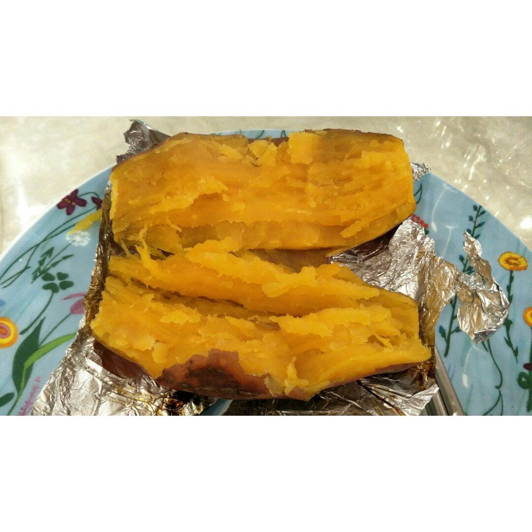 烤地瓜（烤箱初试）