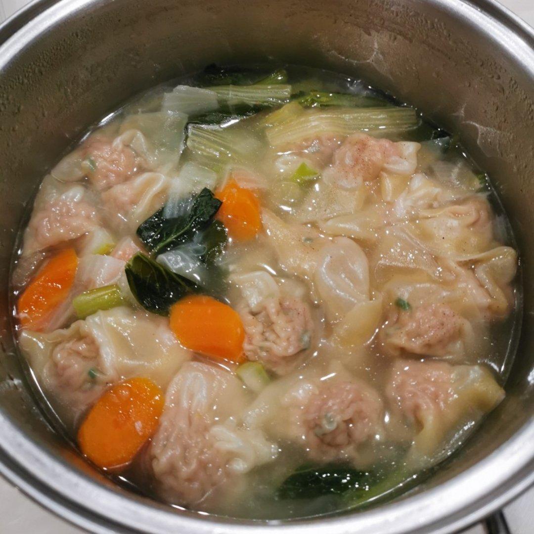 肉不柴的馄饨馅