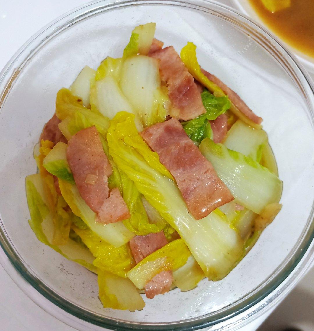 培根娃娃菜