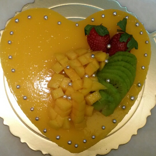 芒果冻芝士蛋糕