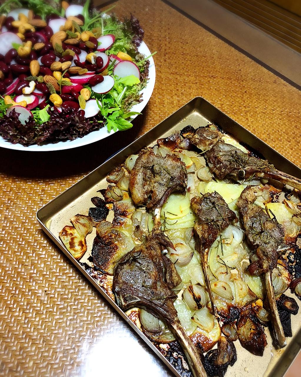 迷迭香原汁烤羊排