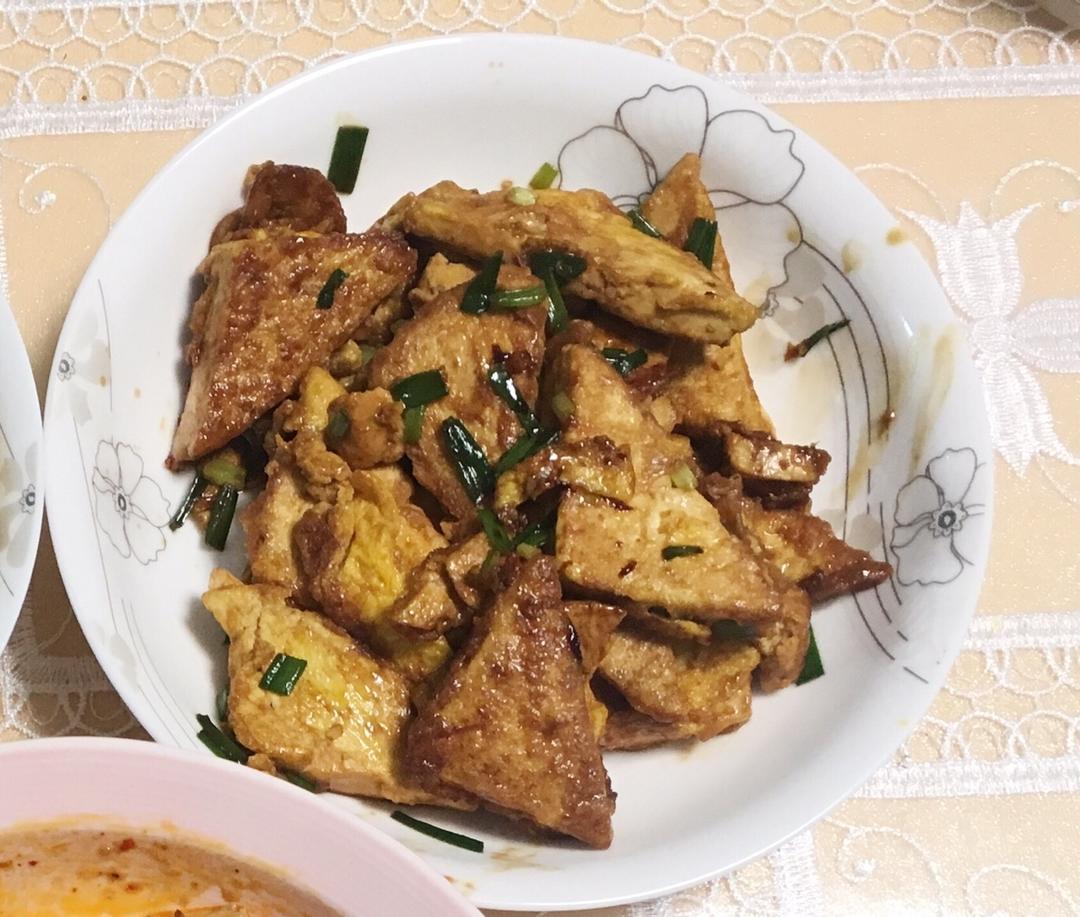 蚝油嫩豆腐