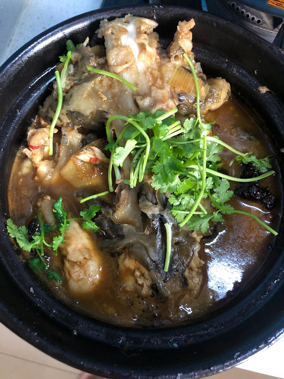 鱼头泡饼 炖鱼头（家庭版旺顺阁）