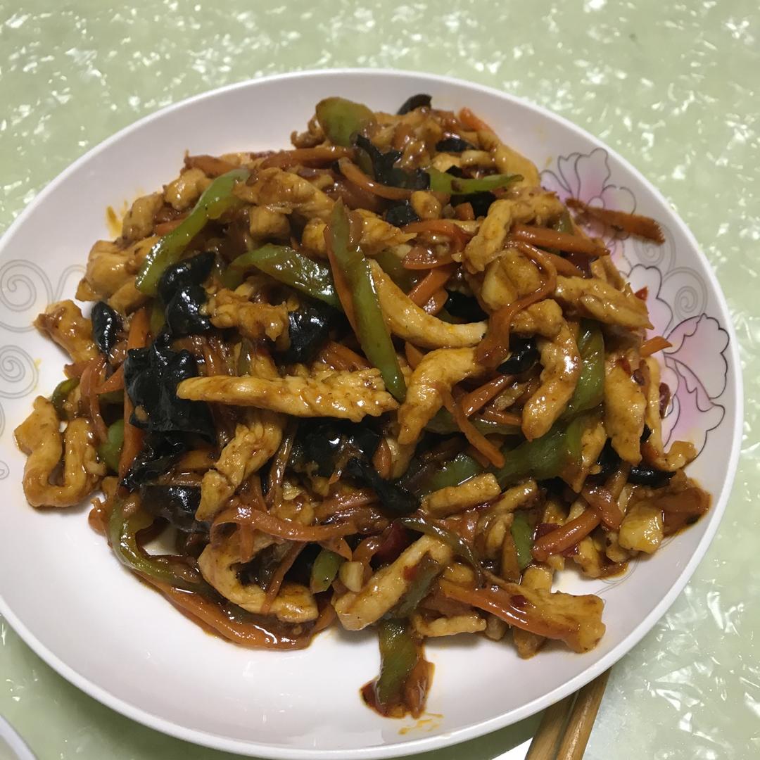 鱼香鸡丝