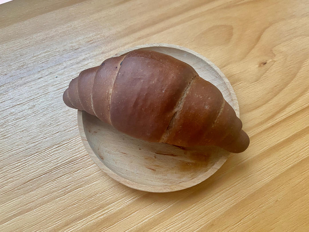 巧克力の盐可颂              （盐面包整型视频）