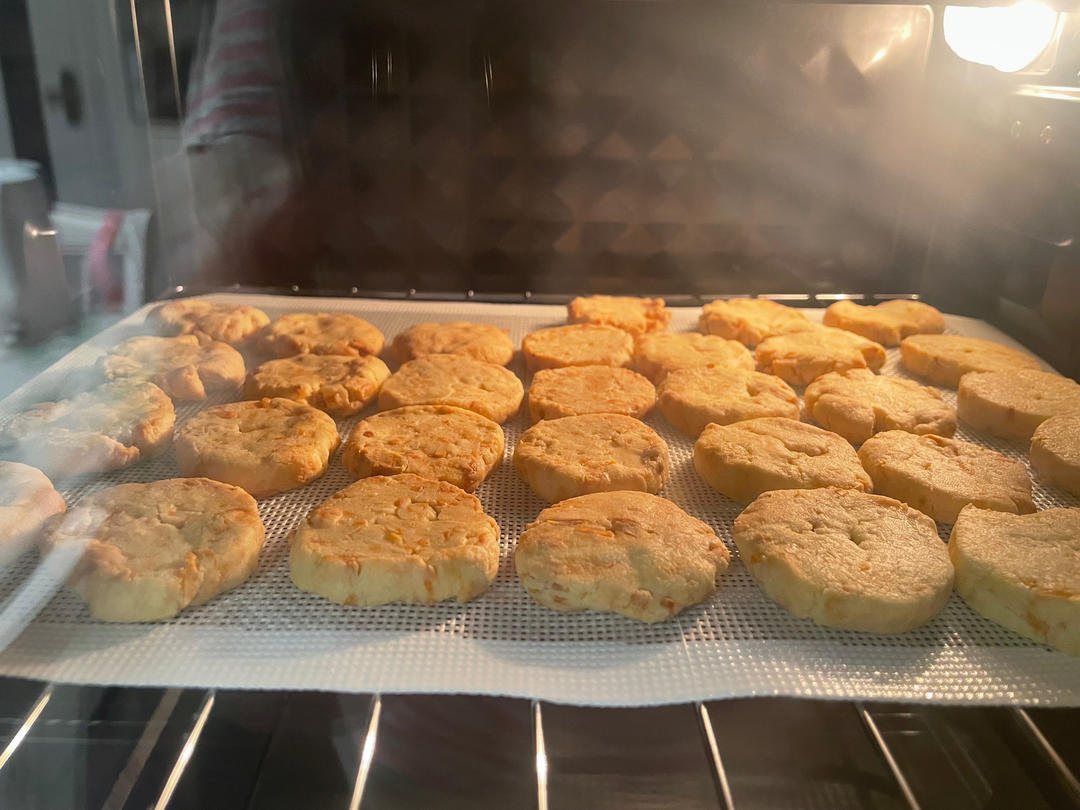 免打发❗️零失败❗️黄金芝士咸味饼干❗️