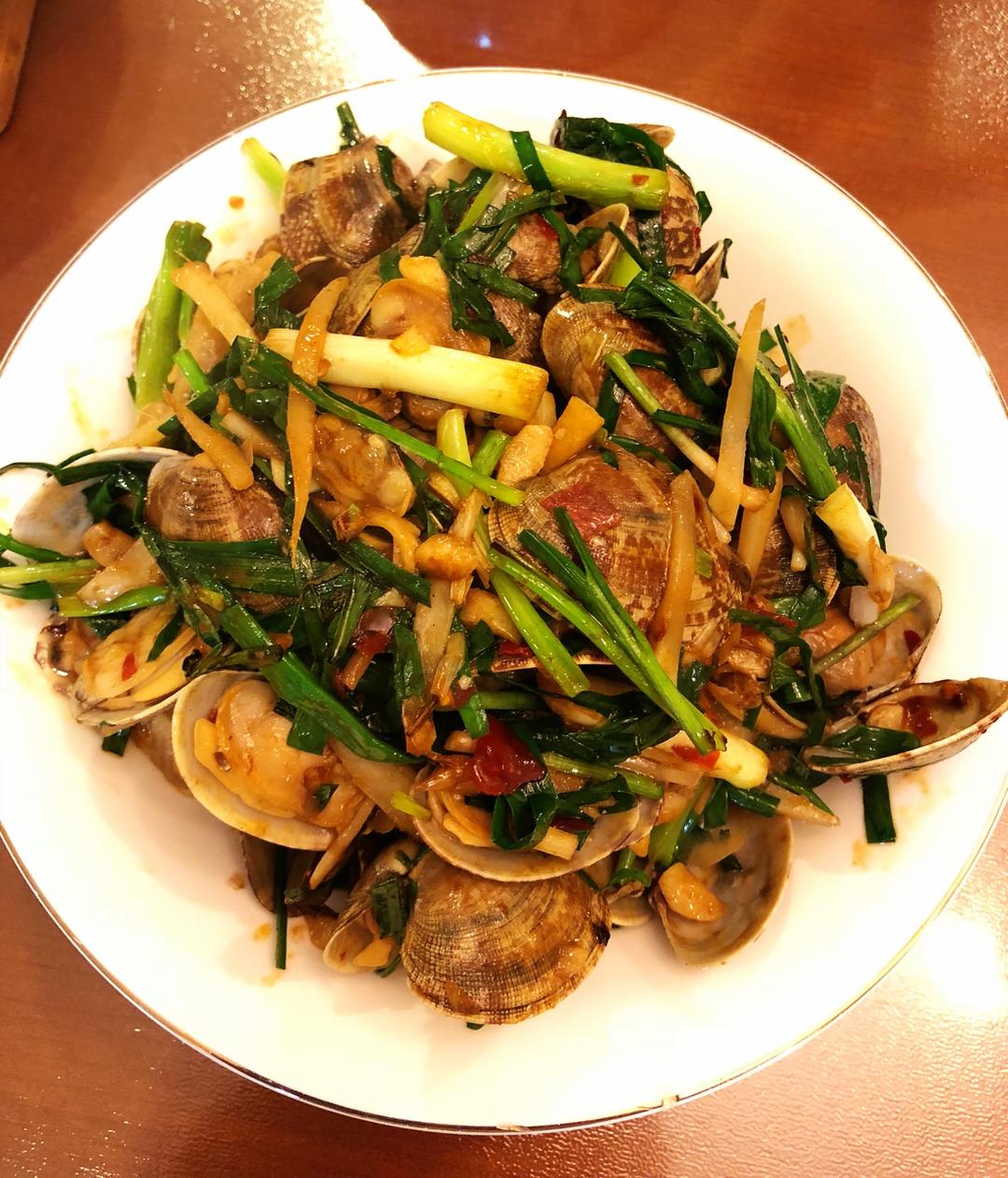 赛过大排档的爆炒花蛤