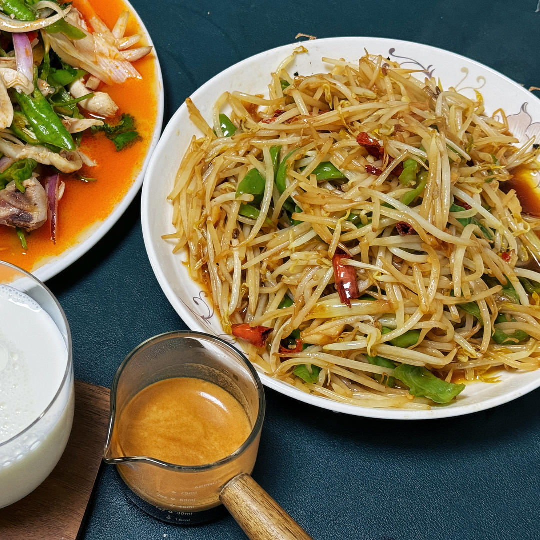 酸辣豆芽