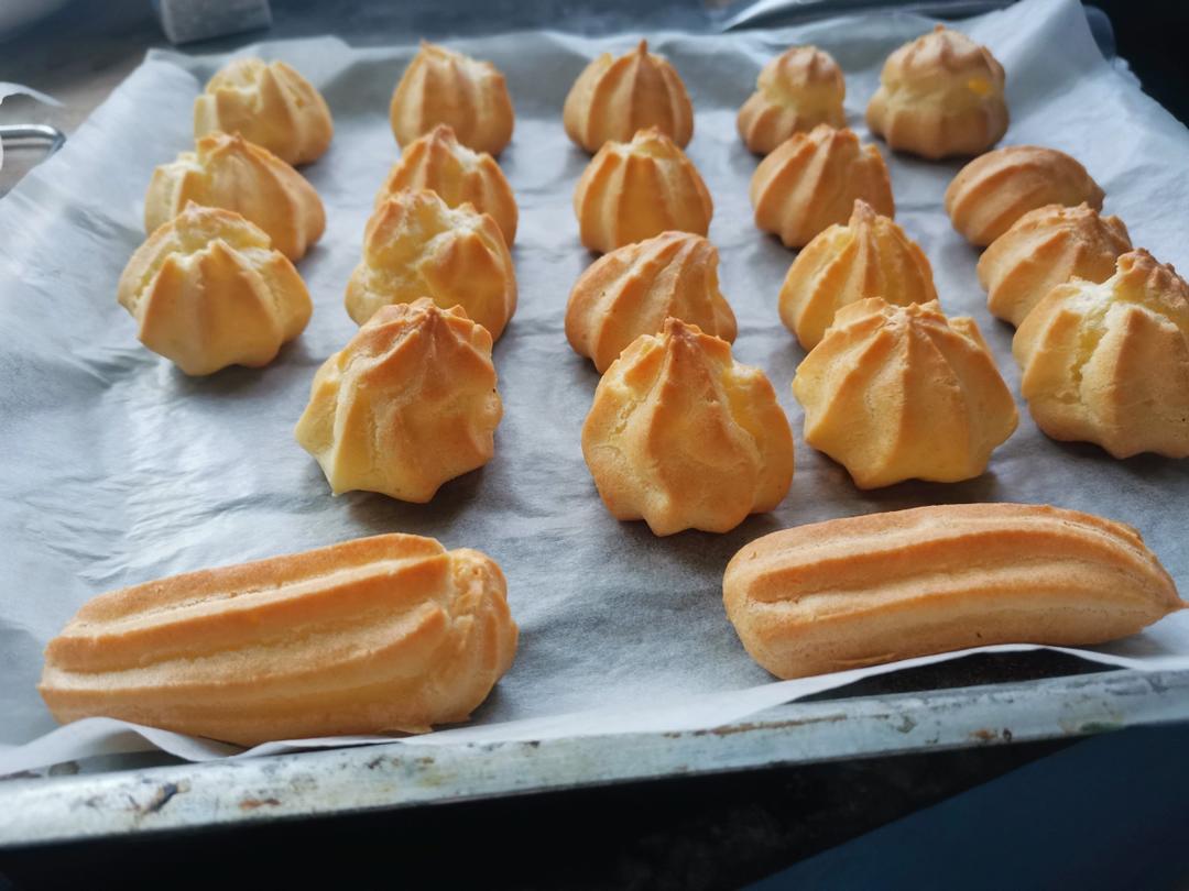简单易成功的奶油小泡芙做法