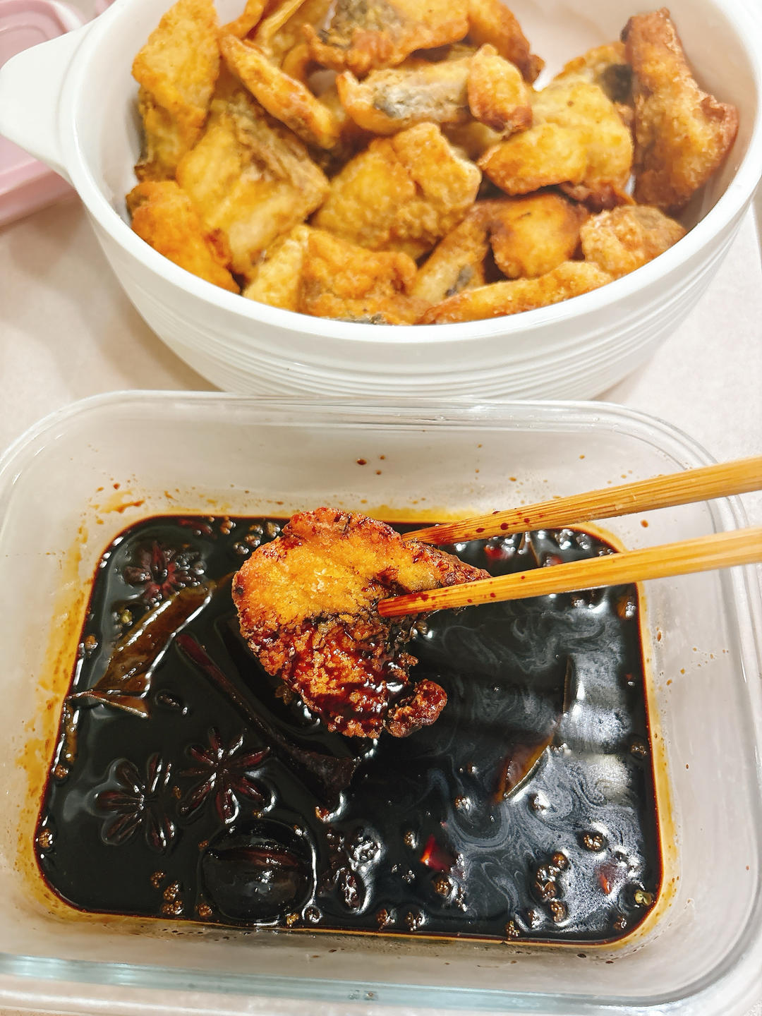 【原创制作】简单又好吃的熏鱼（爆鱼）