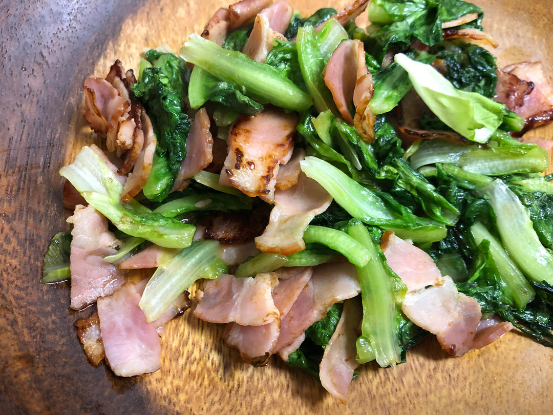 培根🥓炒生菜🥬