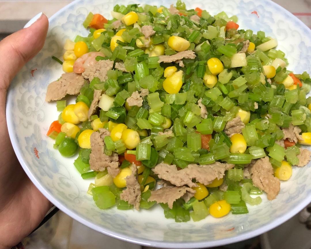 香芹小炒的做法