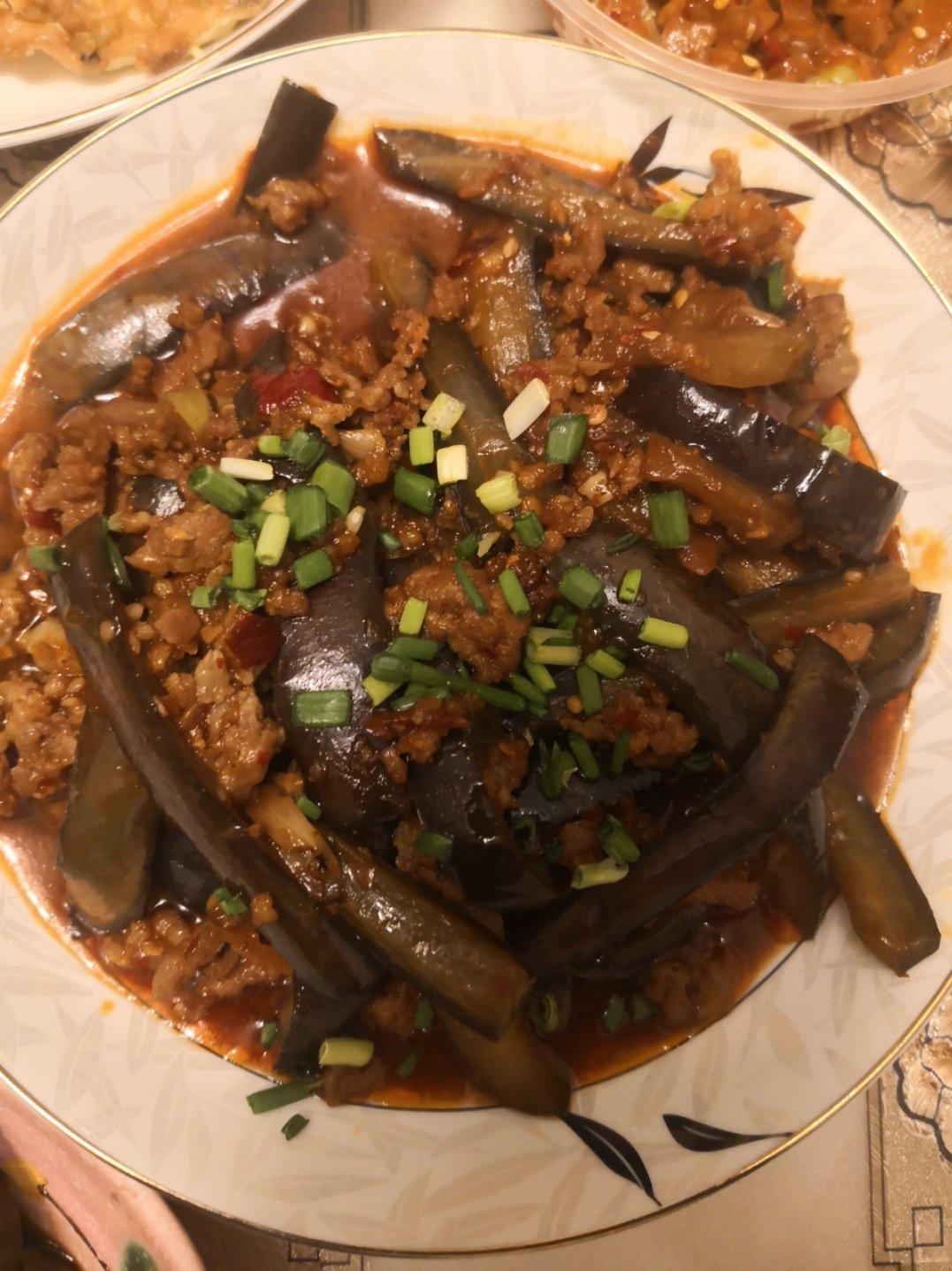 清爽少油版本的肉沫茄子