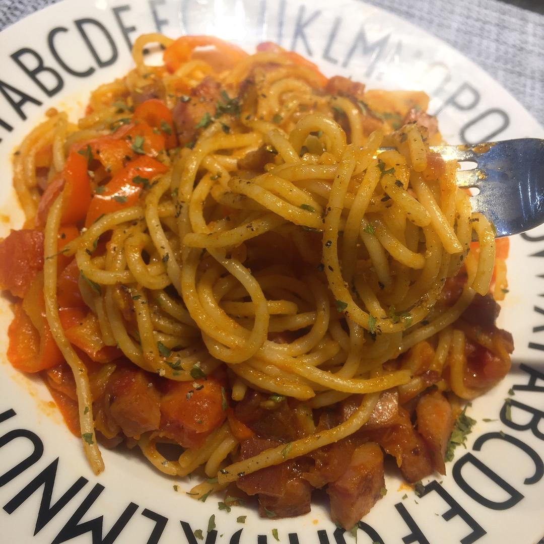 番茄肉酱意大利面