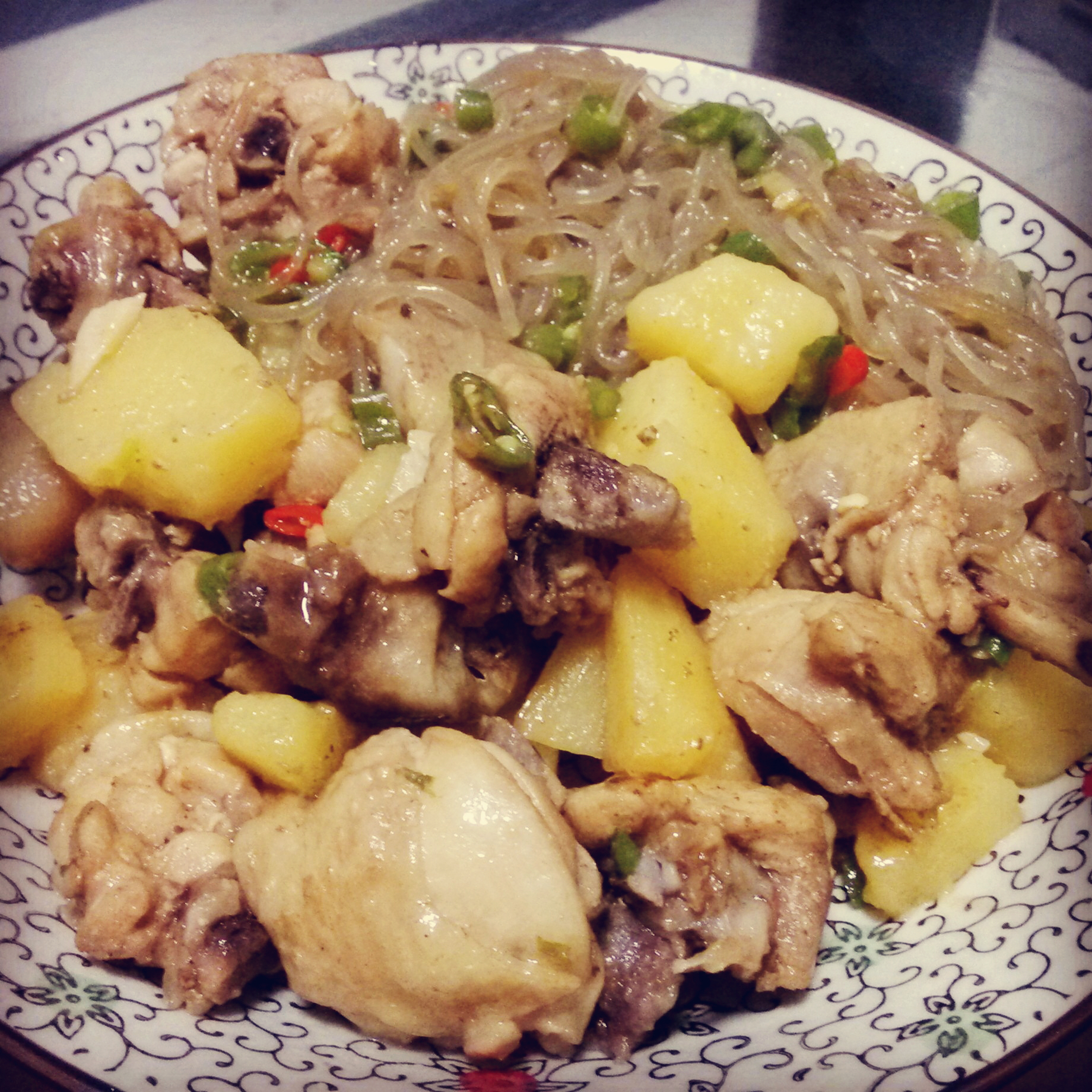 红烧土豆炖鸡腿